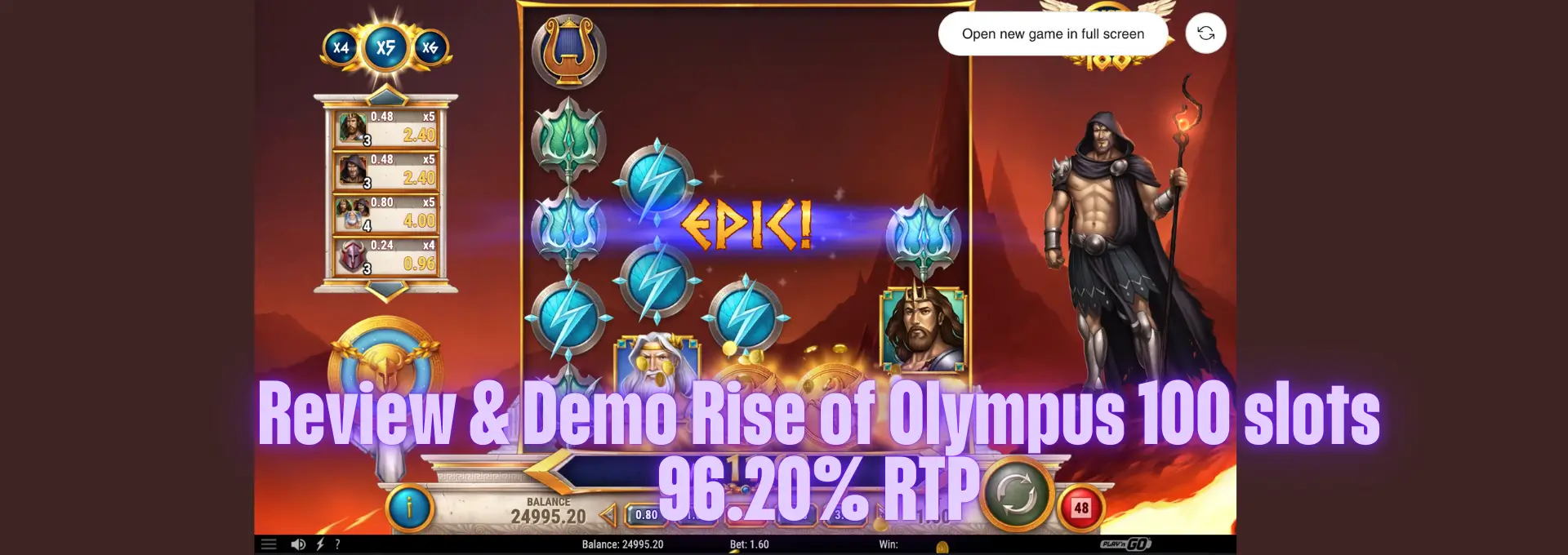Rise of Olympus 100 Slots